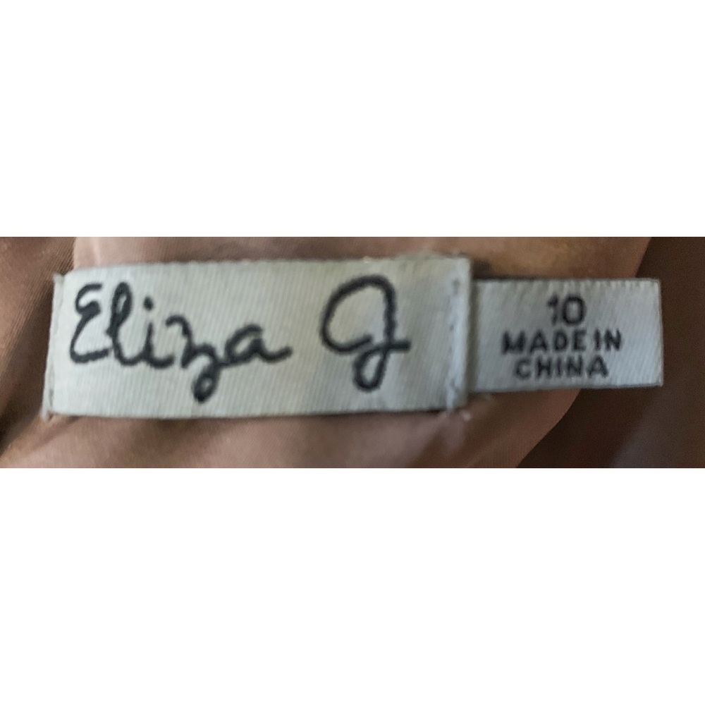 Eliza J Polka dot Cocktail Dress Sheer 3/4 Sleeve - Picture 5 of 5